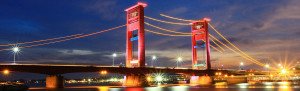 jembatan ampera icon kota Palembang